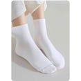 thumbnail image 4 of Garbnen Disposable Travel Socks 5 Pairs, No Wash Lazy Daily Socks, Lightweight Breathable Mid-Calf Socks for Women Men Black, 4 of 7