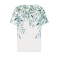 thumbnail image 5 of Printed Shirts for Women Women Button up Shirts V Neck Graphic Tees Boho Floral Print Tunic Shirt, 5 of 5