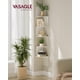 thumbnail image 2 of Soporte de pared para esquina VASAGLE, 5 niveles, flotante, rústico, blanco, 2 of 6