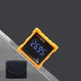 thumbnail image 1 of DYNWAVECA Digital Angle Gauge Meter Digital Electronic Level with Storage Bag with Backlight IP54 Data Retention Function for Machinery orange, 1 of 10
