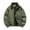 Army Green, variant on Xzbqbs Mens Work Jackets Full Zip Lightweight Outdoor Lapel Jacket Casual Windbreaker Color Block Flight Jacket with Multi Pockets