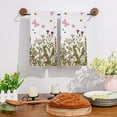 thumbnail image 2 of Spring Kitchen Towels, 18x26 Inch Wildflower Floral Dish Towels Seasonal Summer Holiday Decoration Hand Towels Set of 2, 2 of 6