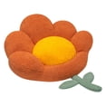 thumbnail image 4 of Happy Date Cute Flower Shaped Pillow Seat Cushion, Soft Jumbo Lazy Sofa Kawaii Pillows Tatami Floor Seating Cushions Mat Chair Pad Orange 25.59" x 23.62"&nbsp;, 4 of 9