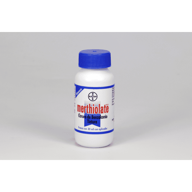 MERTHIOLATE BLANCO 30 ML 1 FRASCO SOLUCION Merthiolate SOLUCION ...