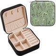 thumbnail image 2 of Wildflowers Jewelry Box Portable PU Leather Jewelry Mini Case with Removable Tray Display Earrings Bracelets Rings Necklaces for Women Women Gifts, 2 of 7