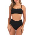 thumbnail image 1 of WREESH Women'S Female Split Swimsuit High Waist Plus Size Swimsuit, 1 of 9