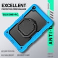 thumbnail image 2 of for Samsung Galaxy Tab A11+/A11 Plus Case 11 inch, 360 Rotating Shockproof Cover with Stand, Handle, Shoulder Strap (2025, SM-X210/X216/X218), Sky Blue, 2 of 7