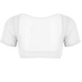 thumbnail image 3 of IEFiEL desfile de moda para mujeres Club Tops malla transparente busto abierto danza del vientre camisetas de gimnasia para ropa Sexy para discoteca, 3 of 5