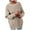 Khaki, variant on larppty Oversized Sweaters for Women Trendy Chunky Batwing Long Sleeve Casual Crewneck Ribbed Pullover Tunic Sweater (Red, M)
