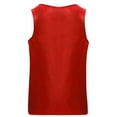 thumbnail image 4 of inlzdz Débardeurs de Boxe Sans Manches pour Garçons Enfants Chandails de Sport Musclés Chandail de Compression pour Rouge 14, 4 of 6
