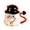 D, variant on Shoreew Halloween Coffee Mug Ghost Wearing Hat Shape Ceramic Cup Dishwasher Safe Festive Mug Seasonal Decoration Gift
