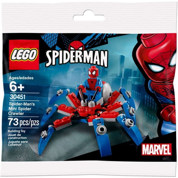 Pre-Owned LEGO Super Heroes Spider-Man's Mini Spider Crawler 30451, 73 pieces