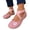 Pink, variant on YOUYEDIAN Mary Jane Shoes Women Versatile Floral Deco Round Toe Low Heel Fashion Flats Comfy Slip On Double Strap Casual Dress Shoes