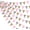 Pink Cow, variant on 32Ft Western Cowgirl Party Decorations Pink Cow Burlap Triangle Flag Fabric Banner Pennant Garland Streamers for Western Cowgirls Rodeo Birthday Derby Day Farm Animals Wild Party Decor Supplies