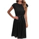 thumbnail image 2 of ICHUANYI Clearance Summer Women's Sleeveless Solid Color Pleated Dresses(Black, S) ICHUANYI WER2023081114208, 2 of 5