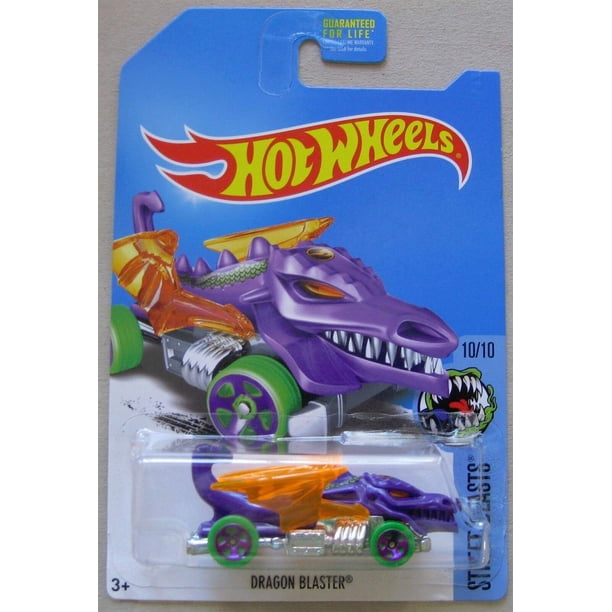 Auto de Juguete Hot Wheels 2017 Street Beasts Dragon Blaster Morado