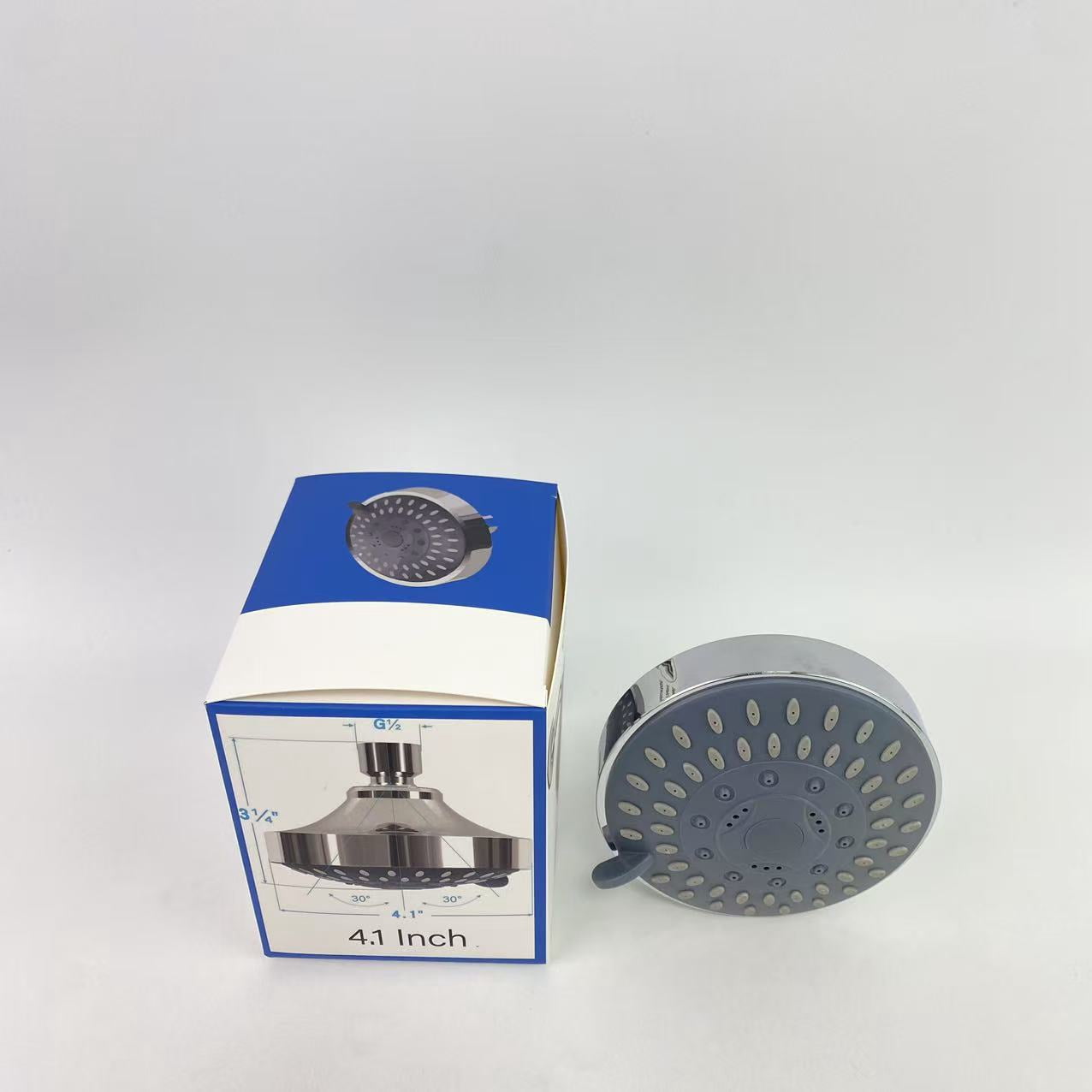 Hoietdy Shower heads,Shower Head High Pressure Rain Fixed Showerhead with Adjustable Metal Swivel Ball Joint - Relaxed Shower Experience Even at Low Water Flow & Pressure