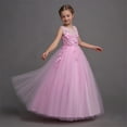 thumbnail image 6 of Miluxas Girls Dresses for Wedding Lace Dress formal Birthday Party Ball Gowns Pink 13-14 Years, 6 of 8