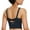 Black, variant on AGONVIN Women’s Wirefree Padded Twist Back Tank Tops Yoga Sports Bra with Support Matcha Green S