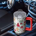 thumbnail image 4 of Christmas Day 40oz Travel Tumbler with Handle and Straw Lid, Stainless Steel Insulated Mug, Leak Proof Coffee Cup, Winter Gifts for Women, 4 of 4