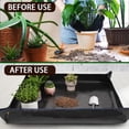 thumbnail image 2 of Tapete de trasplante de plantas WondMall, grande, 100 x 100 cm, impermeable, 2 of 6