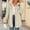 Beige, variant on Barn Jacket Fleece Plus Size Black Jacket Women Fall Clothes M