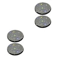 thumbnail image 3 of yingyy Pack of 2 PVC Plastic Automobile Cup Holder Mat Portable Waterproof Washable Anti-slip Rhinestone Pad Accessories White 2Set, 3 of 6