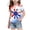 Blue, variant on Boys Girls Kids Loose Fit Crew Neck T-Shirt Patriotic Print Short Sleeve Casual Top Camouflage 9-10 Years