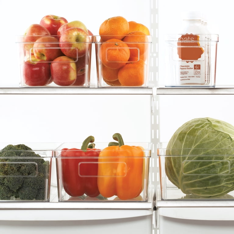 Clear Plastic Refrigerator Organizer Bins (6-Piece) photo 6