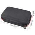 thumbnail image 2 of Estuche portátil para afeitadora Oneblade Trimmer y accesorios Bolsa de viaje Eva Paquete de almacenamiento con cremallera, negro y rojo, 11 kaili Sencillez, 2 of 3