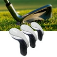 thumbnail image 6 of 3 Pcs Golf Woods covers for head Mesh Nylon Golf Club Head Covers for Drivers Women Adults - Grey, 6 of 8