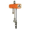 CM Valuestar Electric Chain Hoist, Single Phase, Hook Mount, 1/2 Ton Capacity, 10' Lift, 16 fpm Max Lift Speed, 1" Hook Opening, 115V