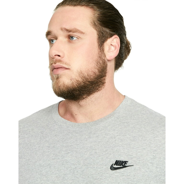 ★Nike★ Sportswear Club T-Shirt M Dark Grey Heather FV03760 Nike Sportswear Club Men's T-Shirt Color: Dark Grey Heather