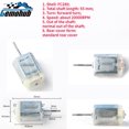 thumbnail image 3 of 4 Pack FC280 6mm Knurl Shaft Micro Tailgate Lock DC Motor 20000RPM -, 3 of 4