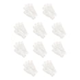 thumbnail image 2 of Monstrate Bath Glove Body Shower Scrub Gloves Elastic Reusable Men Women Massage Scrubber Skin Exfoliator Portable Household Blanco 10piezas, 2 of 6