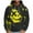 6Multicolor, variant on PuLe Hoodies Men's Hooded Loose Sweatshirt With Drawl Sleeves Printed Long Sleeve Top Hooded Sweatshirt