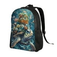 thumbnail image 2 of Fotbe Colorful Plant Turtle Travel Laptop Backpack, Business Slim Sturdy Laptops Backpack, Water Resistant College School Computer Bag Gift for Men & Women Fits 15.6 Inch Notebook, 2 of 8