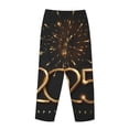 thumbnail image 5 of Daiia 2025 Golden On New Year Women's Sleep Pant with Pockets and Drawstring,Pajama Pants-X-Large, 5 of 9