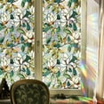 thumbnail image 3 of Película de privacidad para ventanas JOONOR, vitral retro con flores, 3 of 6
