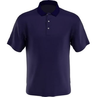Eastside Golf Men's Snap Placket Polo - True Navy - Walmart.com