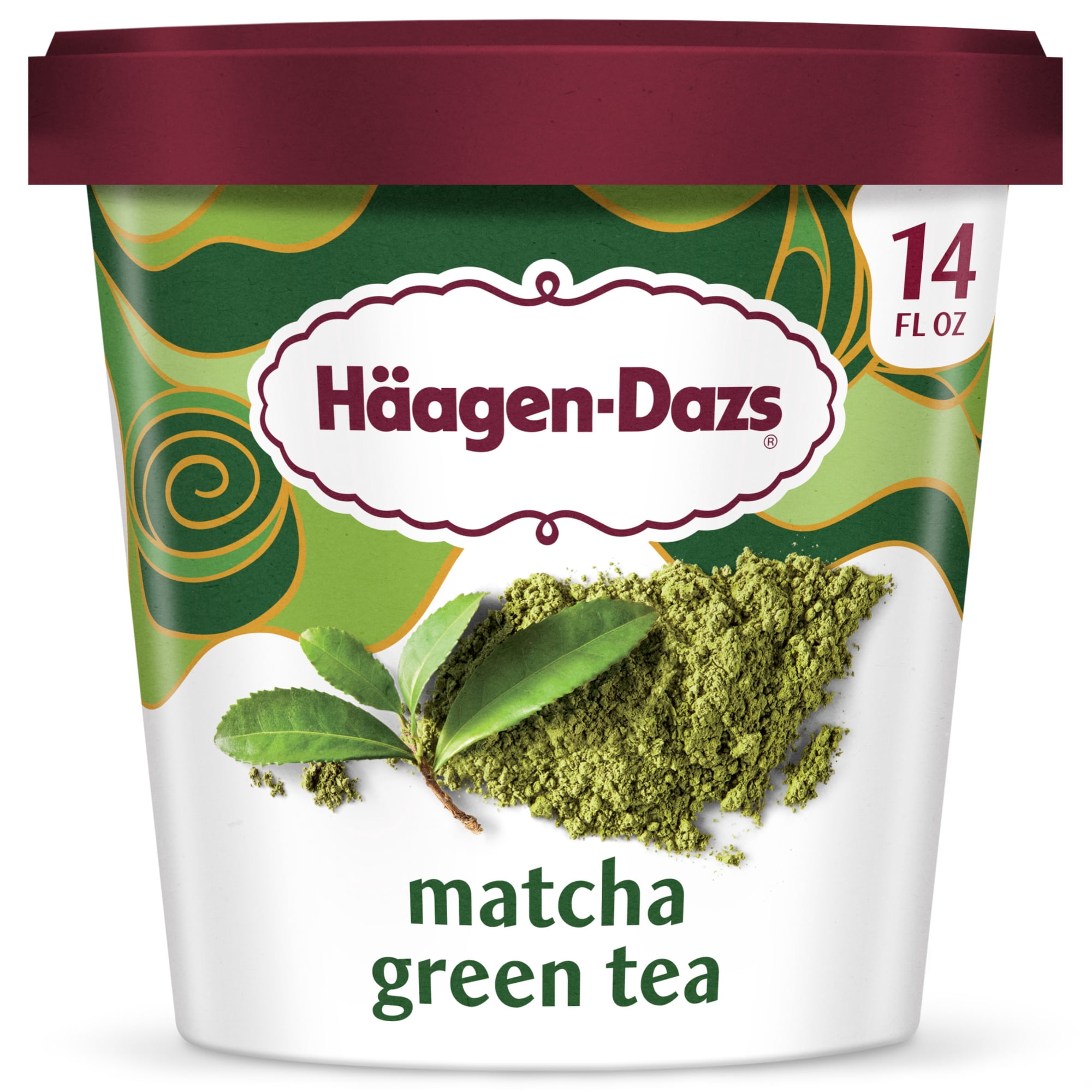 Haagen Dazs Matcha Green Tea Ice Cream, Gluten Free, Kosher, 1 Package, 14oz