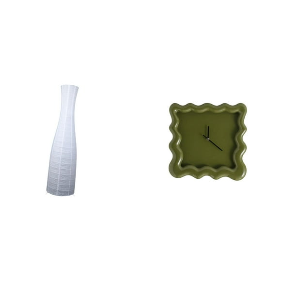 Pantalla protectora minimalista para lámpara de dormitorio de hotel o sala de estar con reloj de pared cuadrado silencioso y preciso. Ideal para baño,