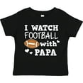 thumbnail image 3 of Inktastic I Watch Football with My Papa Boys Toddler T-Shirt, 3 of 5
