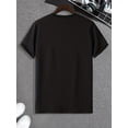 thumbnail image 2 of Camiseta deportiva de manga corta con cuello redondo y estampado geométrico: algodón suave, cómodo y versátil para hombre. Ideal para verano, primavera y actividades deportivas. Un gran regalo., 2 of 4