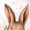 White, variant on White Washed Easter Bunny Chick Tulips Eggs Print Tshirt Graphic Tees Shirts Easter Lover Kawaii S-5XL Tops