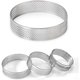 thumbnail image 5 of Stainless Steel Perforated Tart Ring, 20Pcs 5cm Perforated Cake Mousse Ring,DIY Round Tart Rings for Baking Dessert Ring, 5 of 5