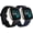 Black+Dark blue, variant on Replacement Bands Compatible with Fitbit Versa 3 / Versa 4 / Sense/Sense 2, Silicone Adjustable Classic Accessory Wristband Fitness Straps for Women Men