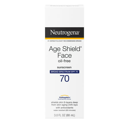 Neutrogena Age Shield Anti-Oxidant Face Sunscreen SPF 70, 3 fl.