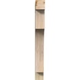 thumbnail image 2 of Ekena Millwork 4"W x 24"D x 36"H Westlake Block Rough Sawn Bracket, Douglas Fir, 2 of 25