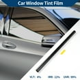 thumbnail image 3 of Película de tinte para ventanas de automóvil Unique Bargains, película de privacidad para ventanas de automóvil, PET cerámico nano, 1 pieza, 4% VLT, negra, 10 pies x 20 pulgadas, 3 of 7